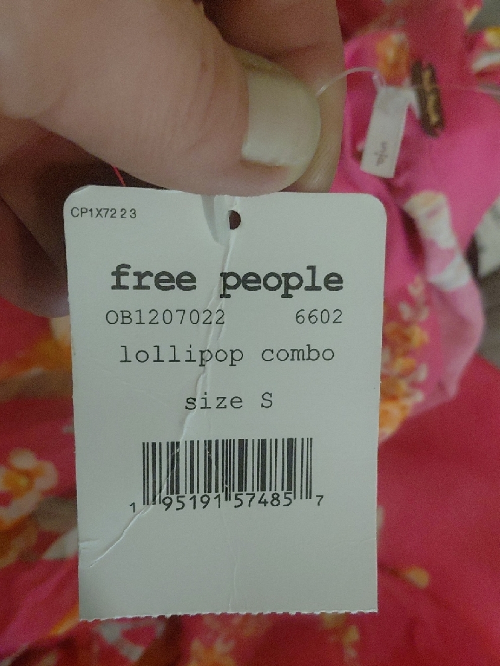 Free People Bright Pink Floral Midi Dress - Picture 5 of 5